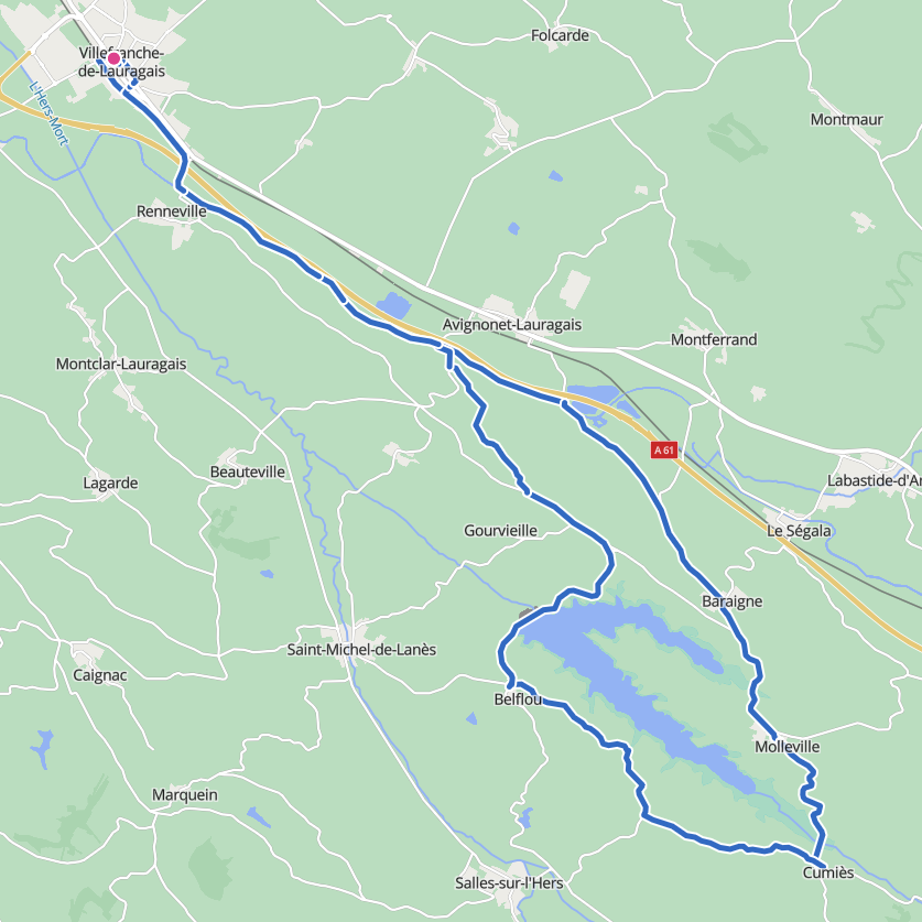 Carte de l’itinéraire