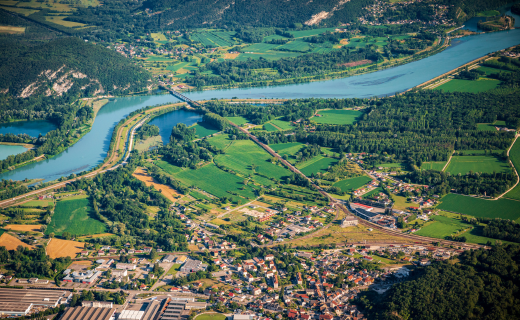 De Lyon à Seyssel sur la Viarhôna