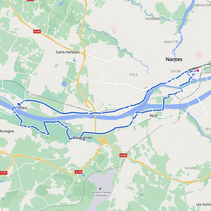 Carte de l’itinéraire