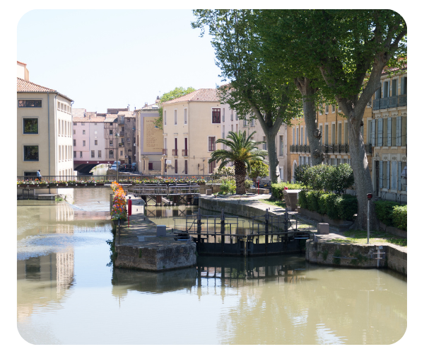 Le Canal du Midi de Narbonne à Carcassonne