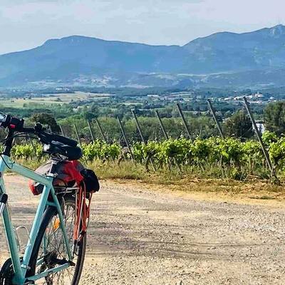 🚲 Des montagnes, des vignes, des kilomètres d'aventures...Merci à nos incroyables clients pour cette capture époustouflante près de Gignac, à quelques dizaines de kilomètres du retour à Béziers ! ✨🌄Il n'y a rien de mieux que d'explorer la beauté sauvage de la France à vélo. Laissez-vous emporter par l'appel de l’aventure à vélo !N’hésitez pas à nous partager vos souvenirs à vélo 📸#Cyclotourisme #VoyageEnVelo #voyageavelo #bezierstourisme #beziers_mediterranee_tourisme #DécouvrirLaFrance #FranceVéloTourisme #jaimelafrance #OutdoorFrance #LanguedocRoussillon #Gignac #AventureFrançaise #Vélo #CyclingLife #BikeRental #heraultourisme